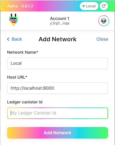 Add Network